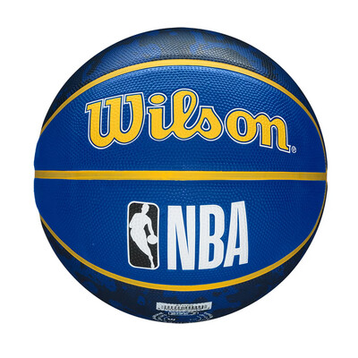 Pelota de Baloncesto NBA Golden State Warriors Wilson Team Tiedye #7 - Azul+amarillo