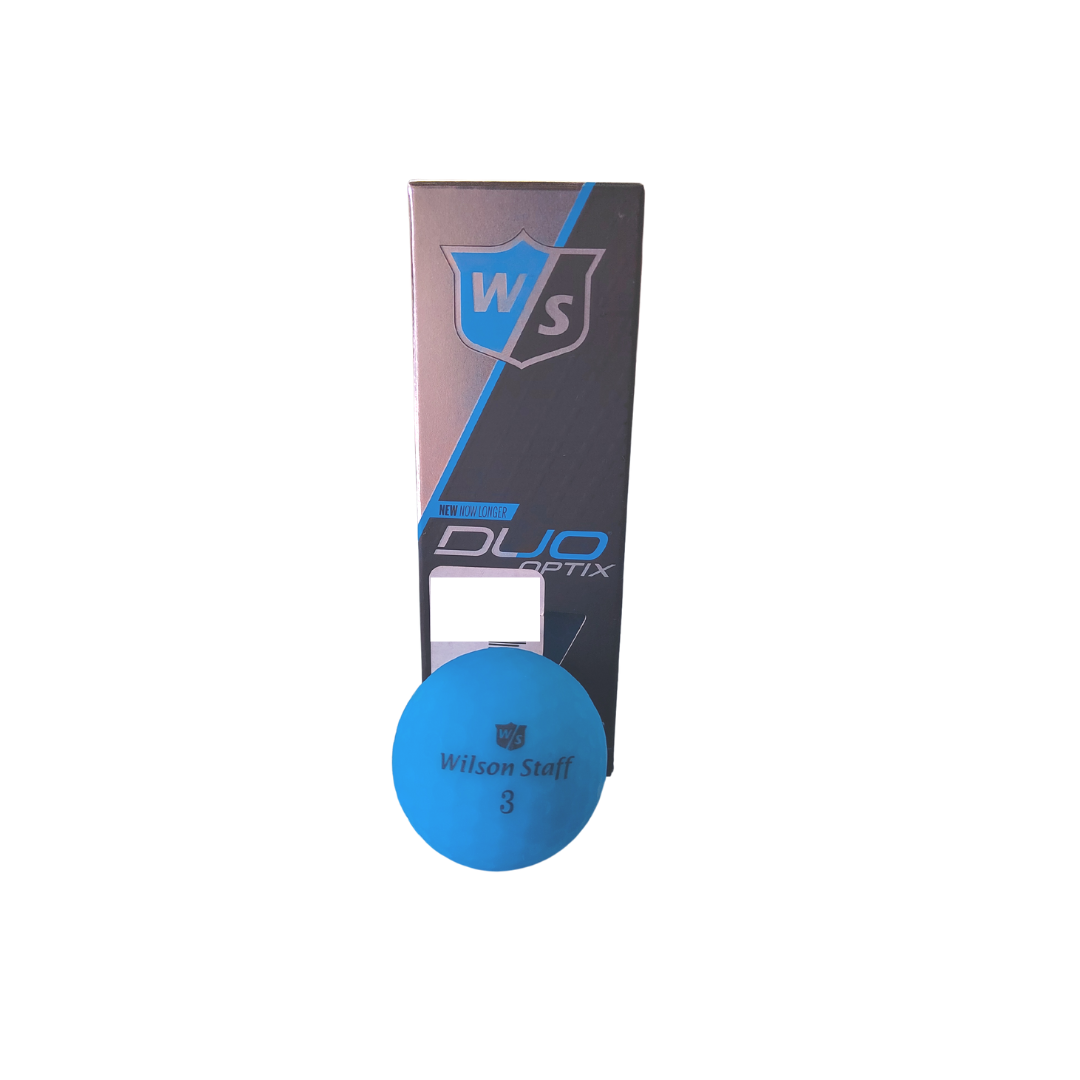 24 Pelotas de golf Wilson Staff / Duo Soft Optix en azul X3