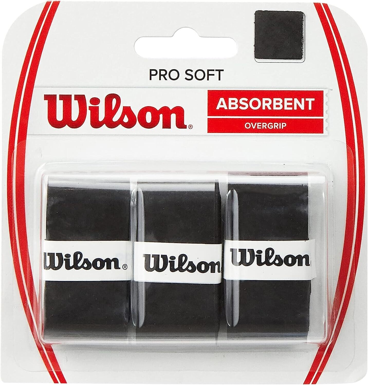 Wilson Pro Soft Overgrip Empuñadura, Unisex
