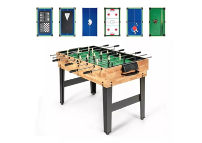 Juego De Mesa 6 En 1 Combinada Con Billar, Futbolito Y Mas