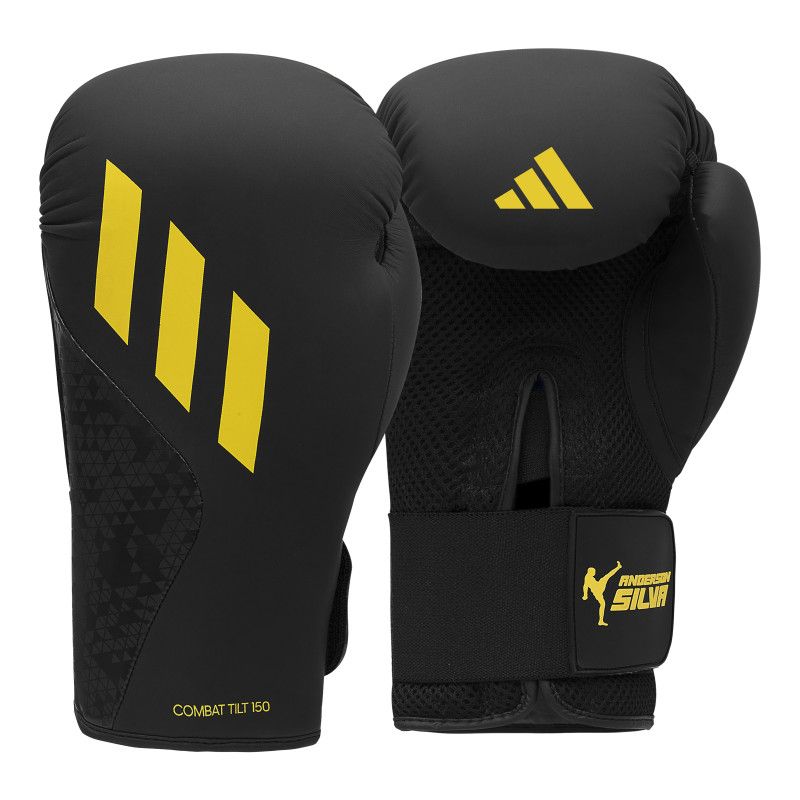 GUANTES BOXEO SILVA 150 BLACK/BLACK/YELLOW