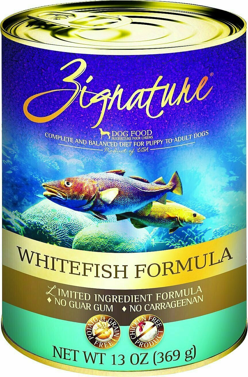 zignature whitefish ingredients