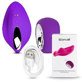 Pleasure Isle Pretty Purple Panty Vibe w/ Remote