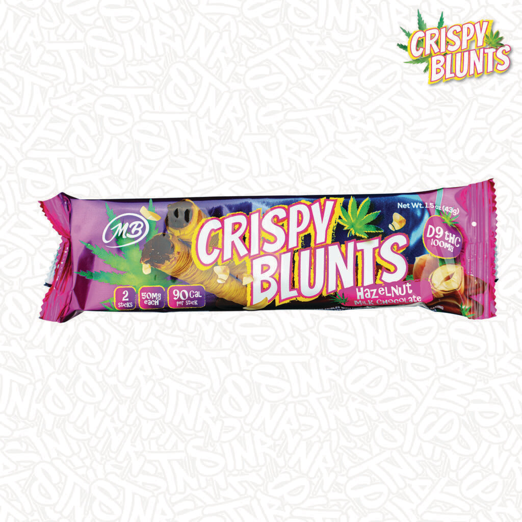 Hazelnut Chocolate Crispy Blunts
