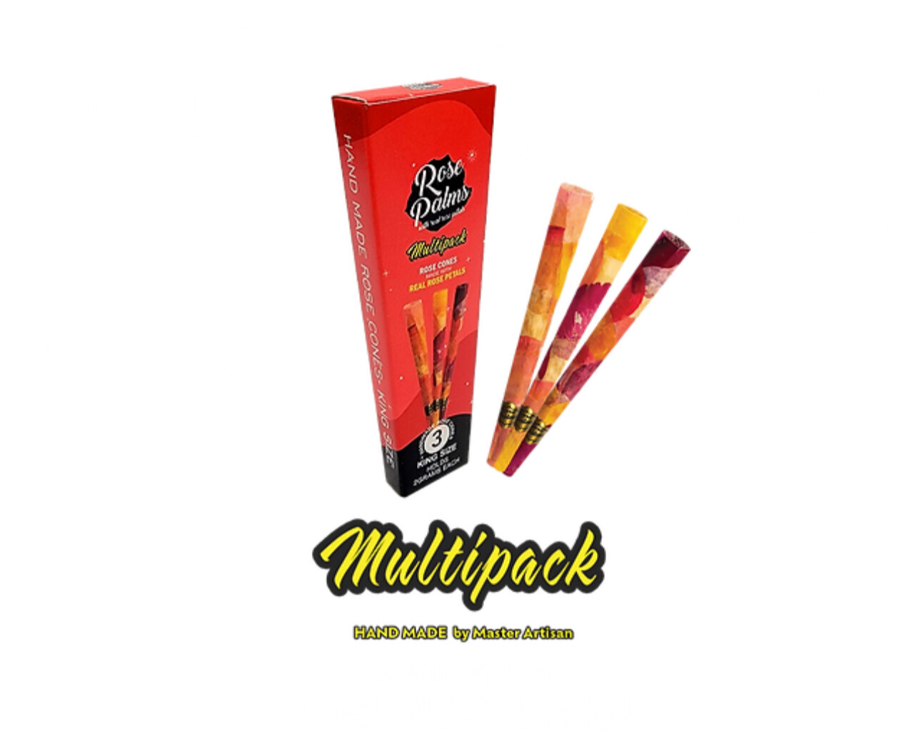 Multipack Rose Cones (King Size -3 pack)