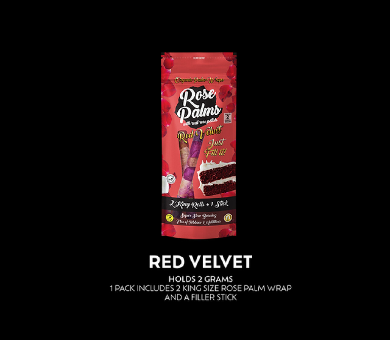 Red Velvet Rose Cones (King Size)