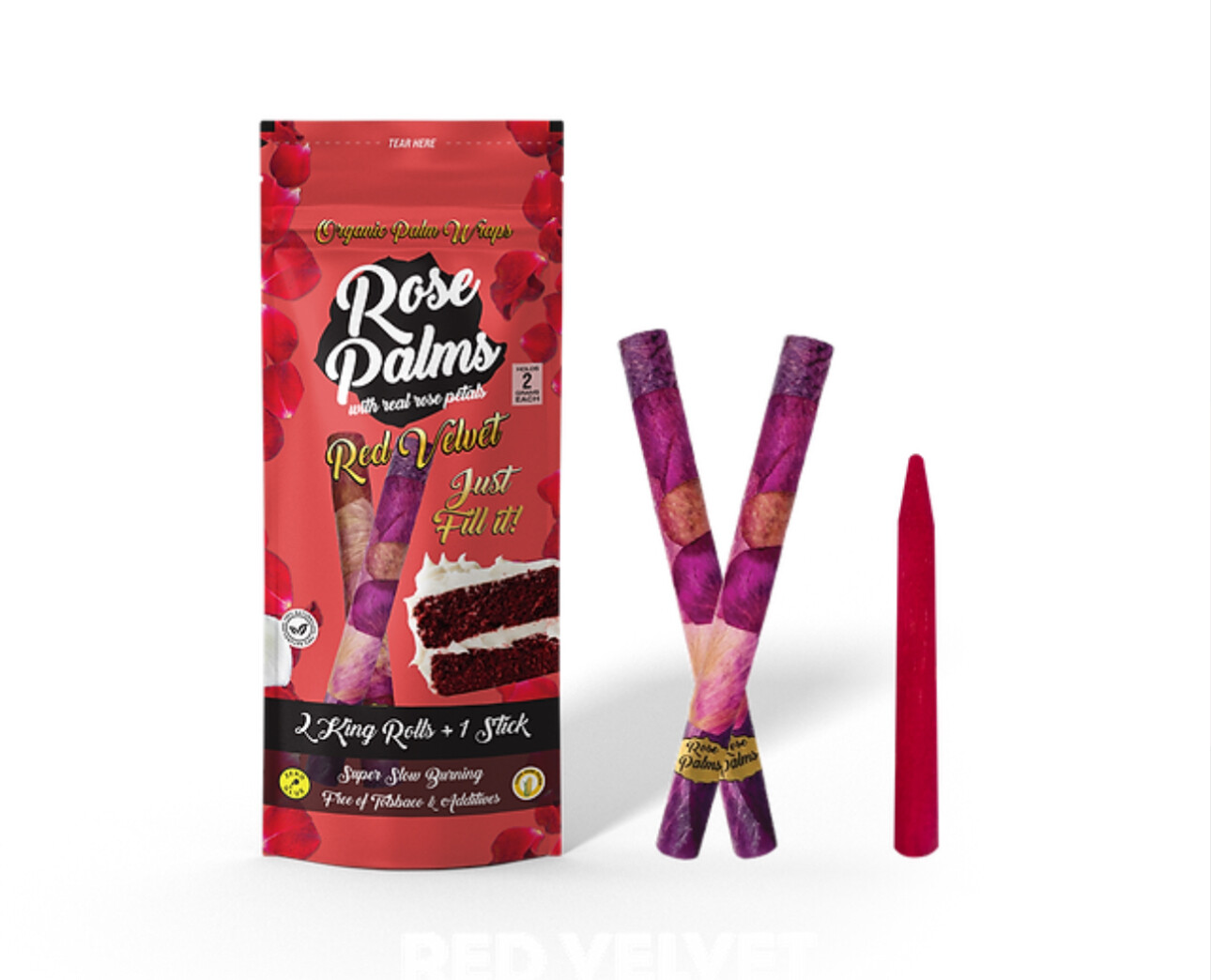 Red Velvet Rose Cones (King Size)