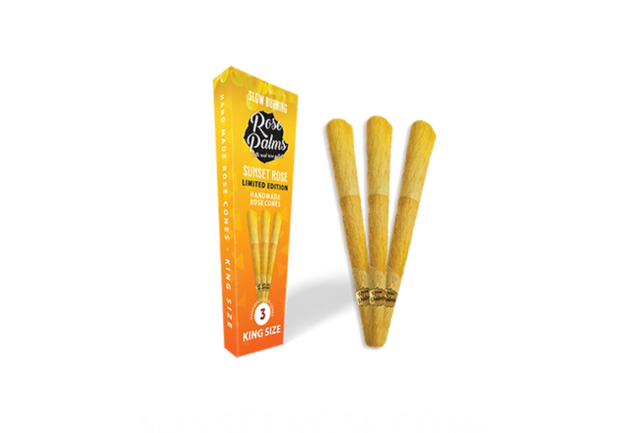 Sunset Rose Cone (3 pack)