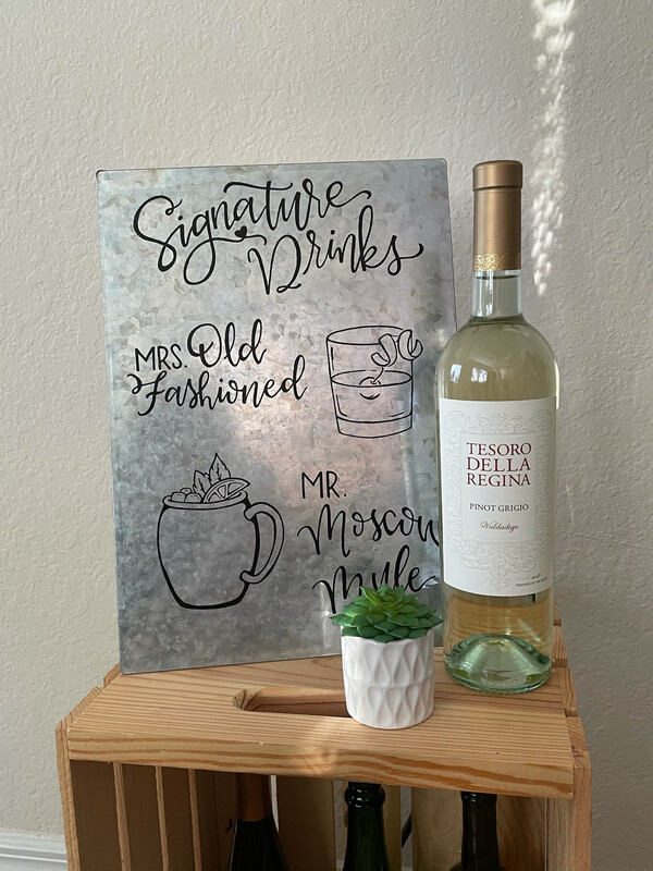 Galvanized Sign