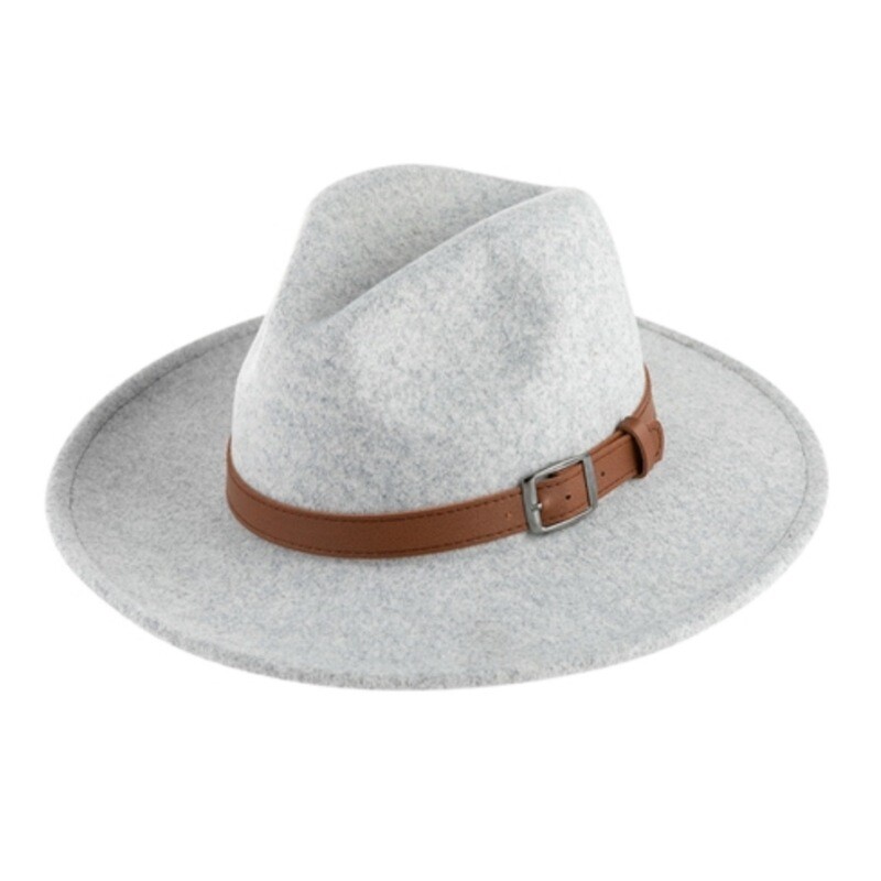 Classic Fedora (Taupe)