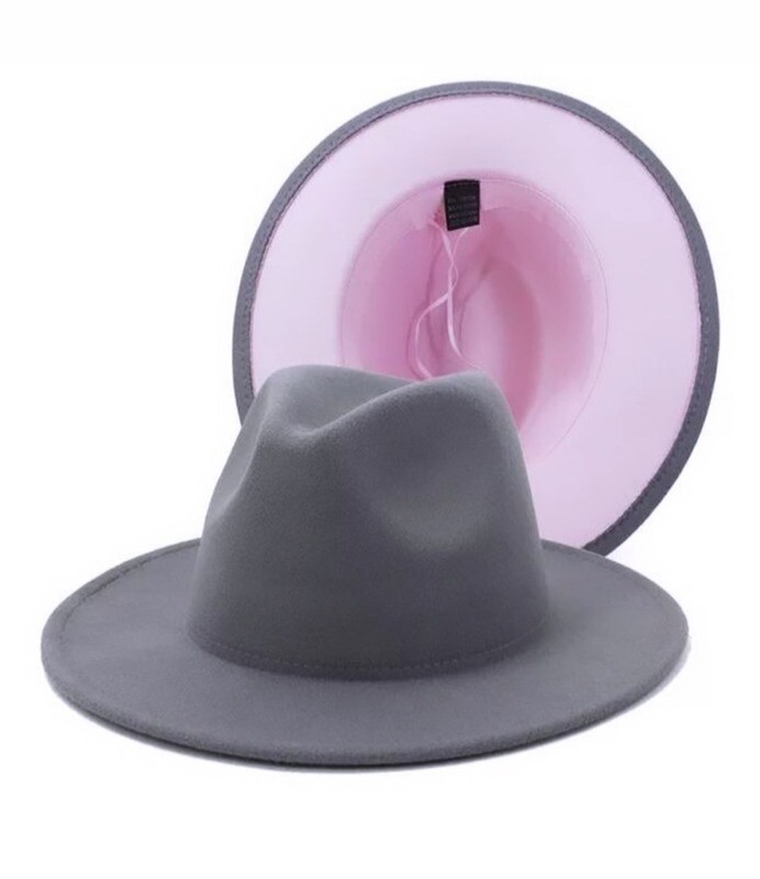 Pink Bottom Fedora