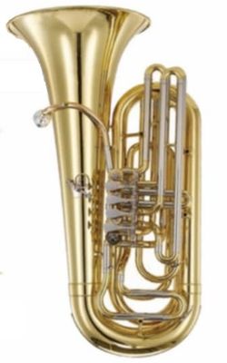 Концертна Туба (роторни клапи) Си бемол Iliev Brass Dunonia HBB521