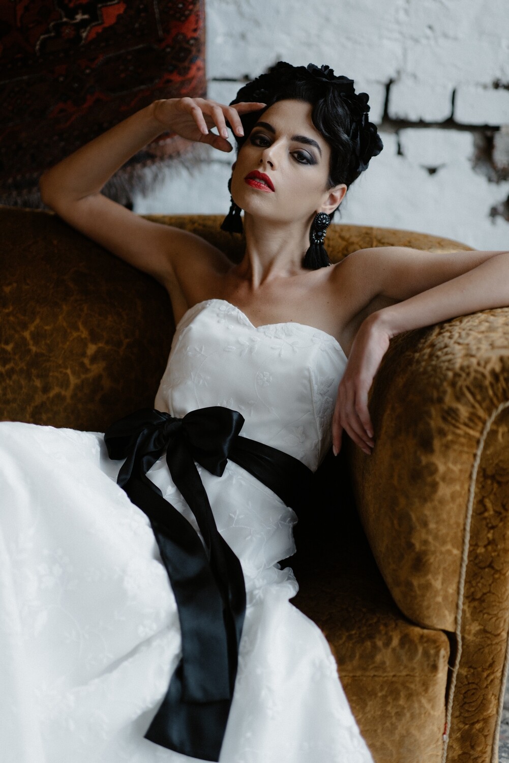 CAMILLE. Ivory Silk Wedding Dress