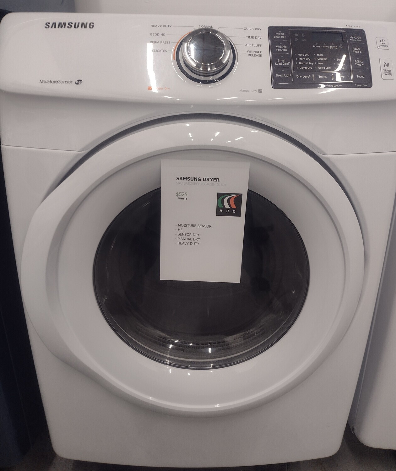 SAMSUNG DRYER DV42H5000EW/ AC 0AEG5BCH200465E