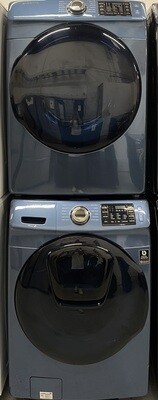 SAMSUNG WASHER AND DRYER SET BLUE 0FF85AEH302496F OAMF5BBJ1003R