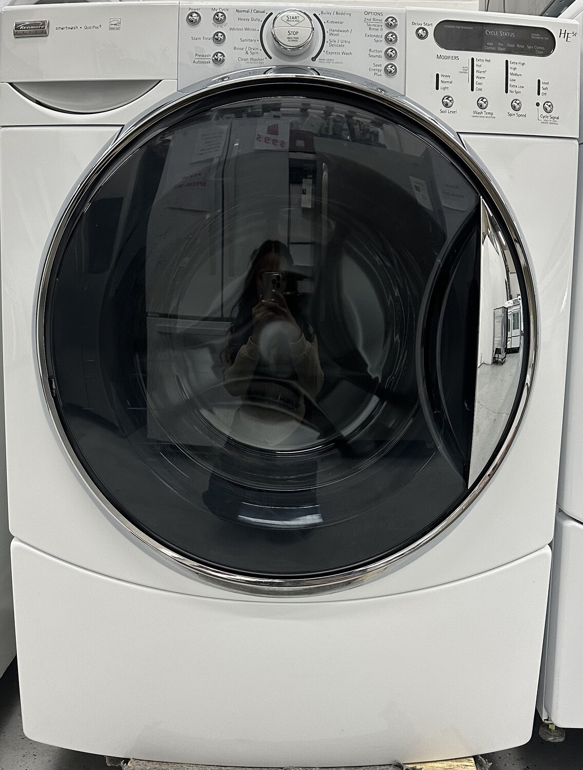 KENMORE WHITE WASHER 110.47081601 CSW0414787