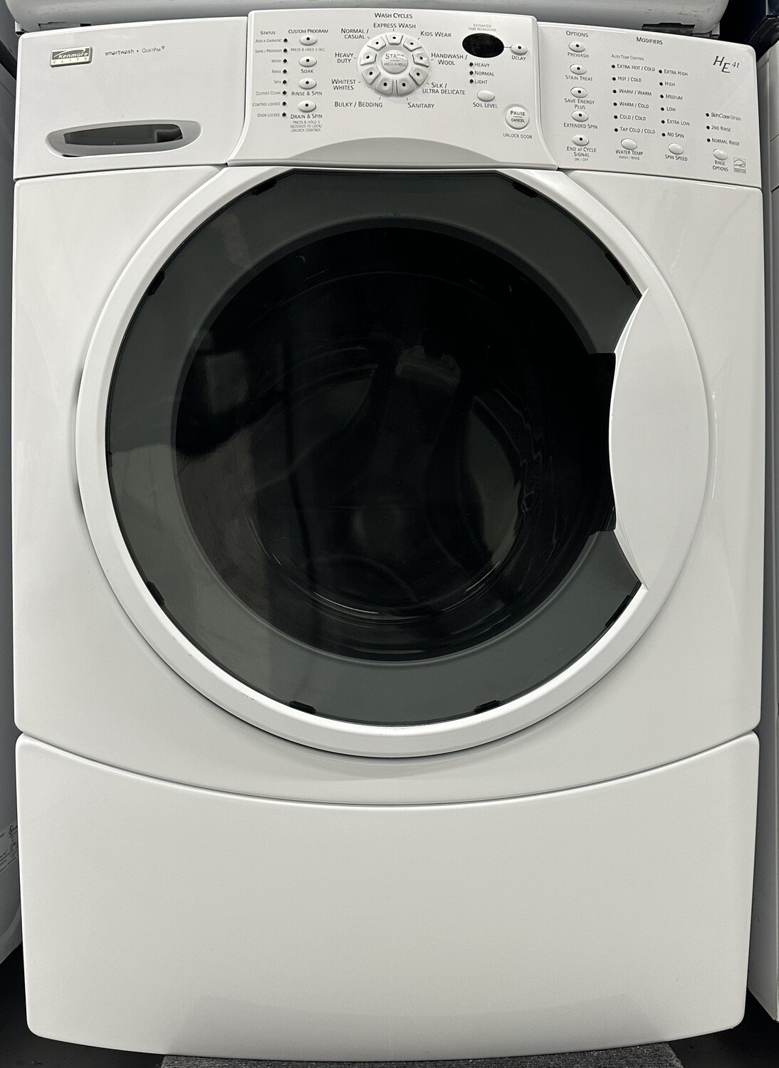 KENMORE WHITE WASHER 110.45082400 CSS2616857