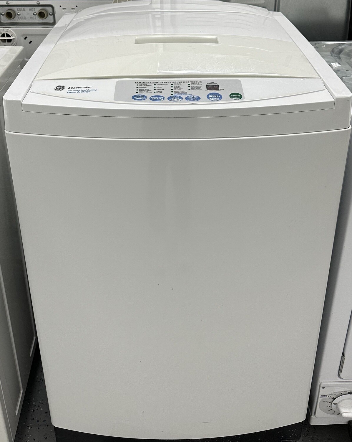 GE SPACEMAKER WHITE WASHER GSLS1100D0WW FG600118K