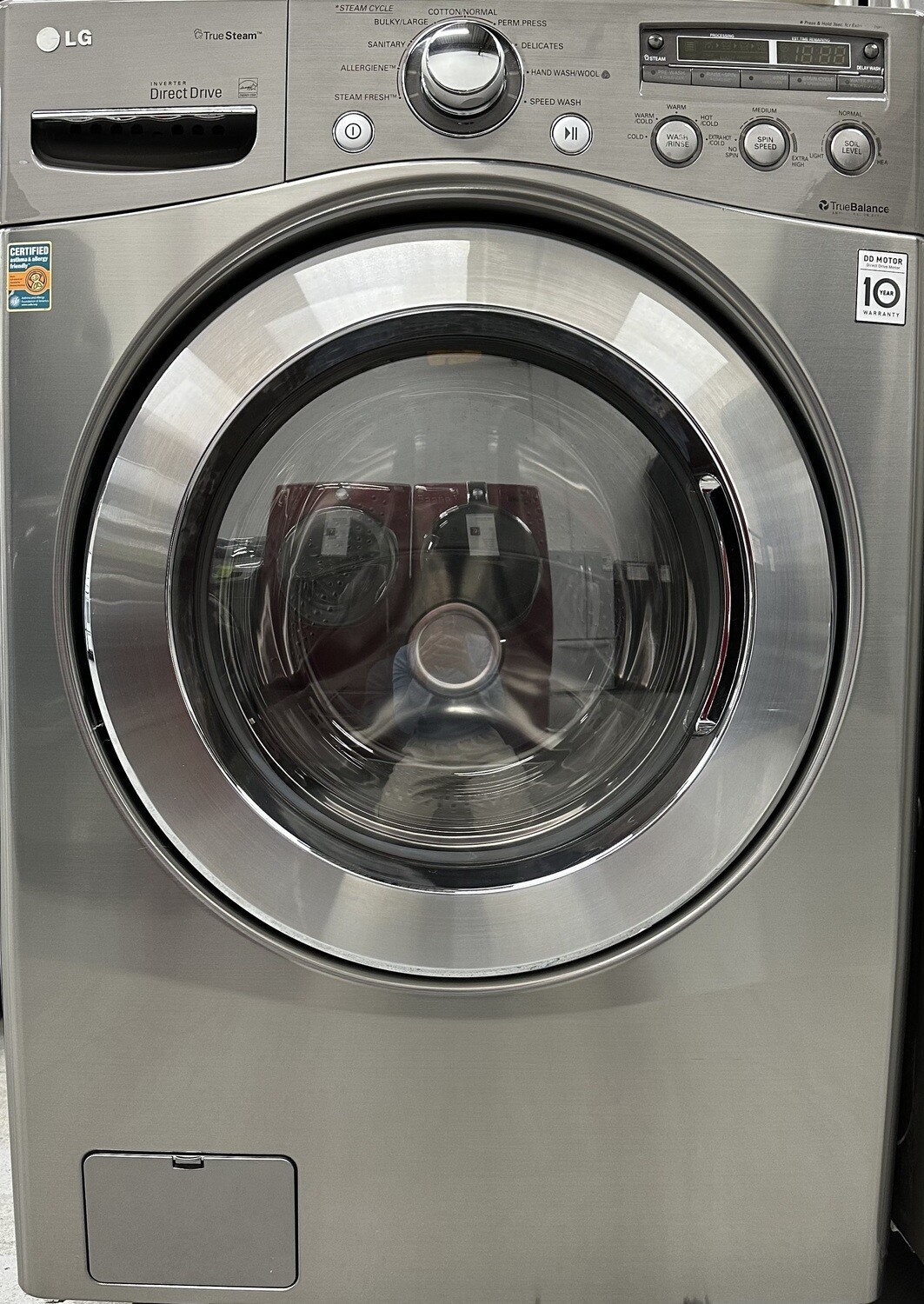 LG STAINLESS WASHER WM2501HVA 012KWRE02606