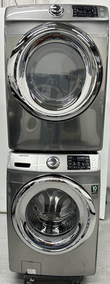 SAMSUNG STAINLESS WASHER AND DRYER SET 0BEZ5AEFB02915Z 0ACB5BBFB00147E