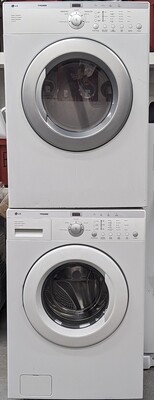 LG Tromm Washer (WM1814CW) and Dryer (DLE2512W) Set
