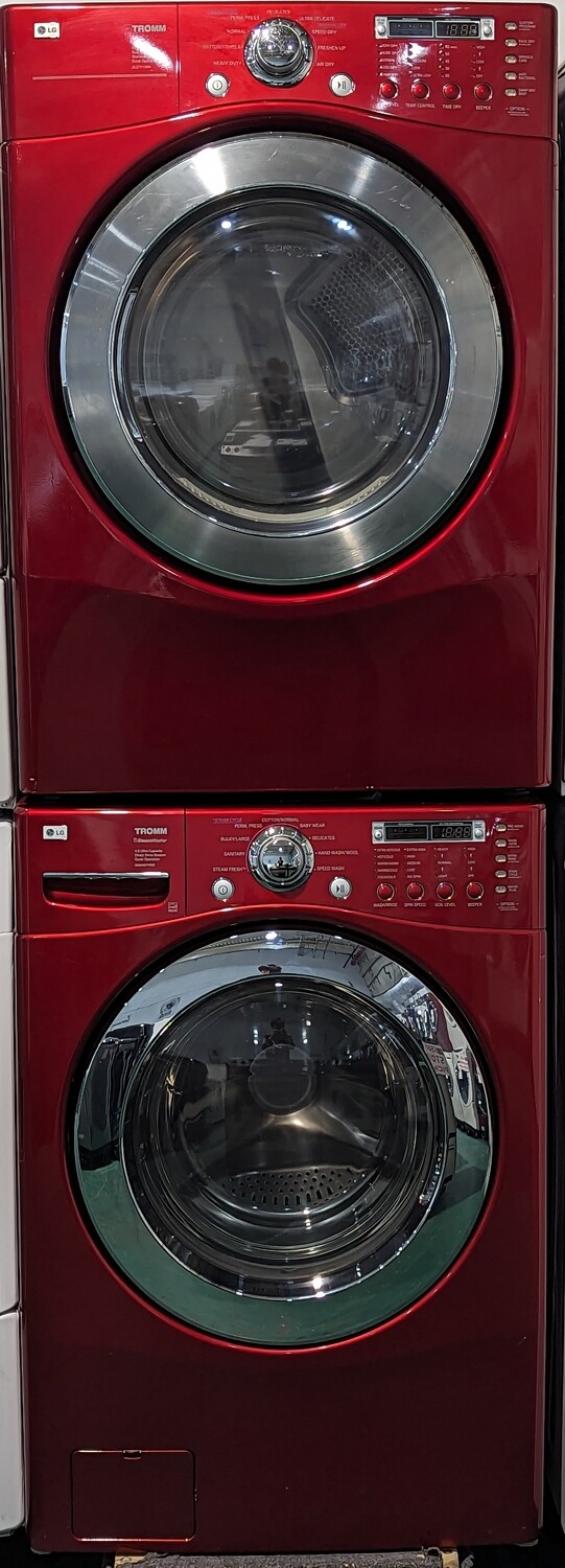 LG Tromm SteamWasher (WM2487HRM) and Dryer (DLE7177RM) Set