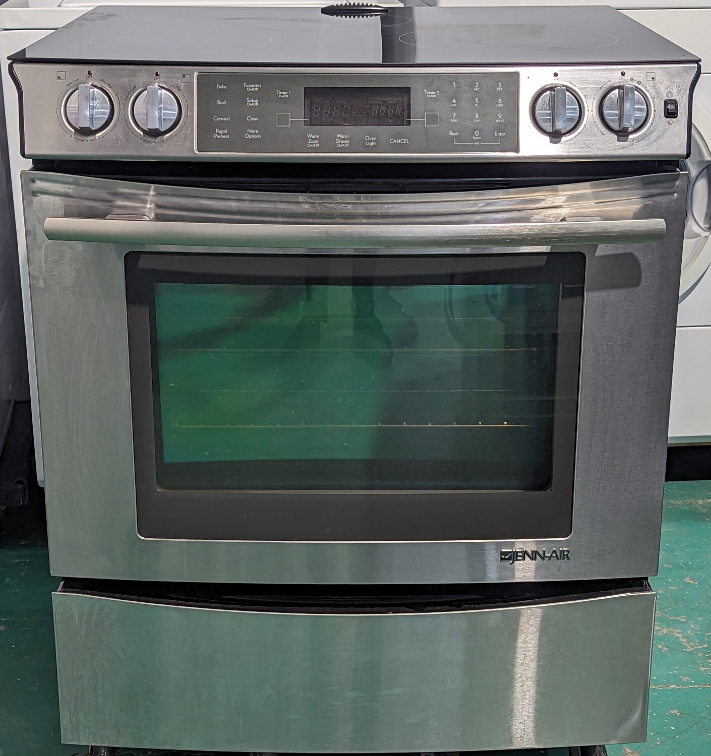 JennAir Slide In Glass Top Range