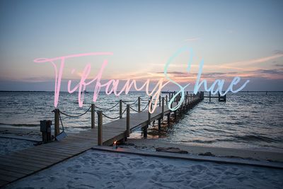Destin Bay House Sunset Canvas Wrap