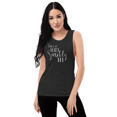 Shiny Sparkly Day Ladies’ Muscle Tank