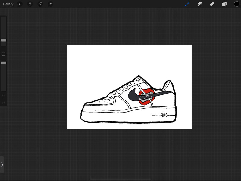 Mouth Bite Air Force 1