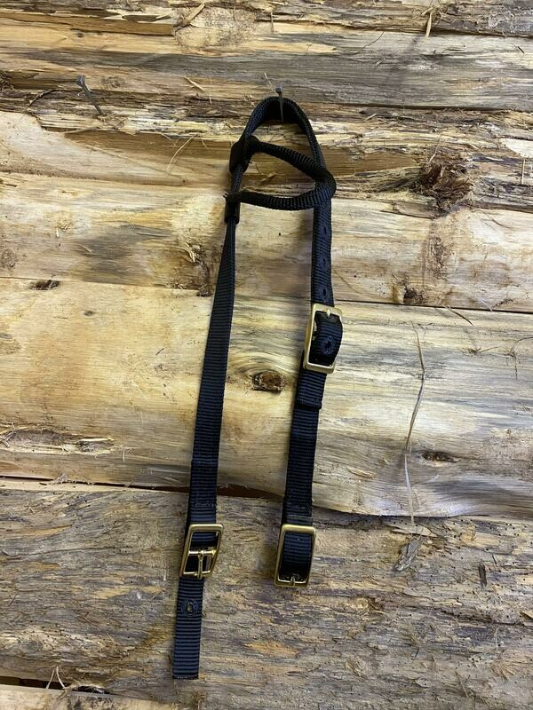 #333B Short Nylon Headstall ***Black only