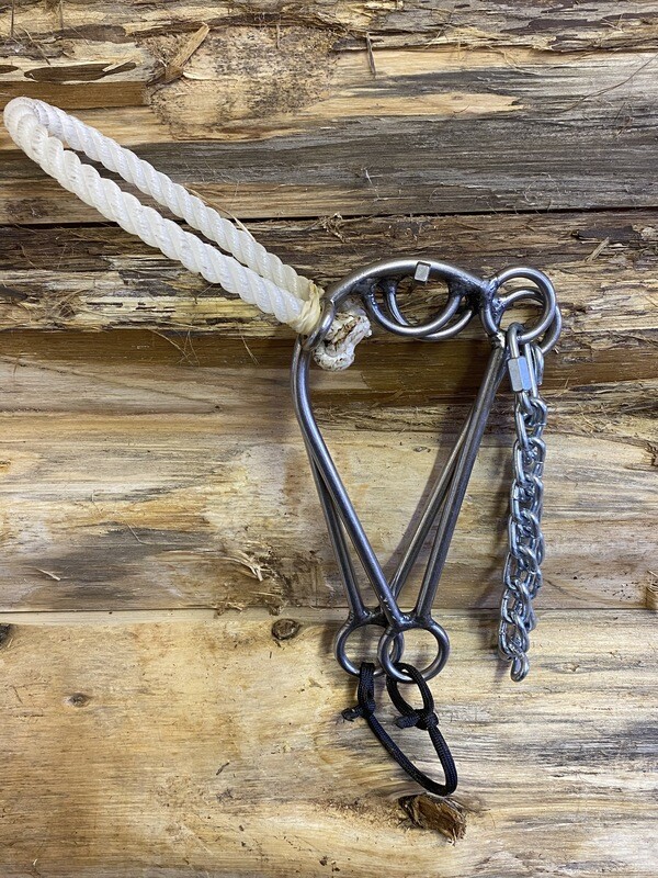#174 Rope Noseband Hackamore