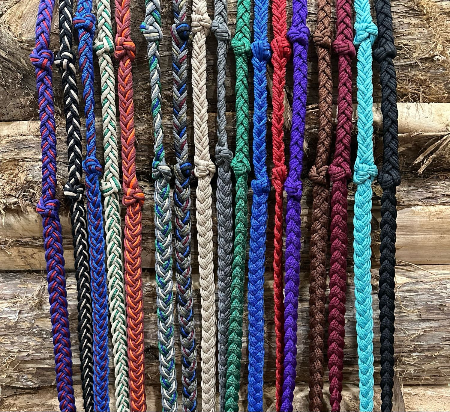 #197 Paracord Braided Reins