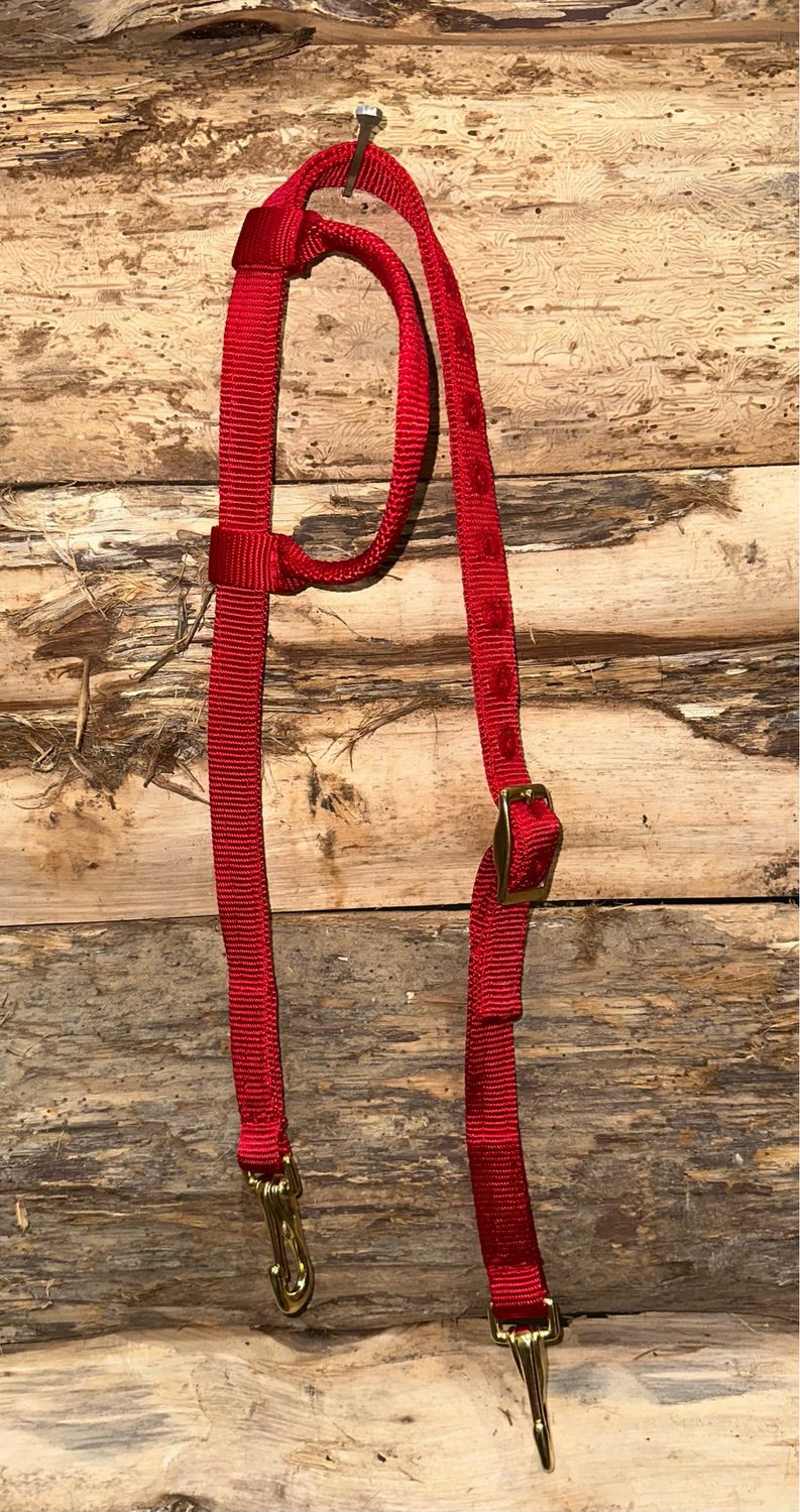 #335 Nylon Headstall With Snaps