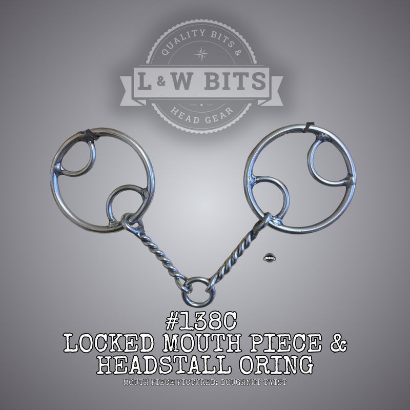#138C Locked Mouth Piece &amp; Headstall Oring