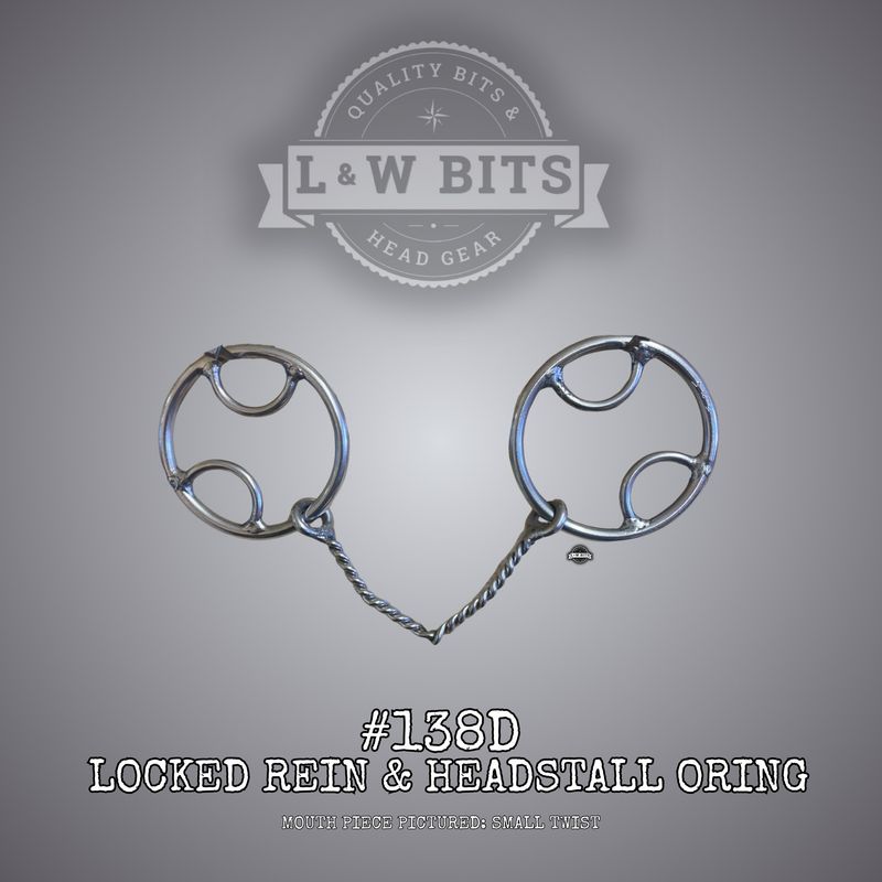#138D Locked Rein &amp; Headstall Oring