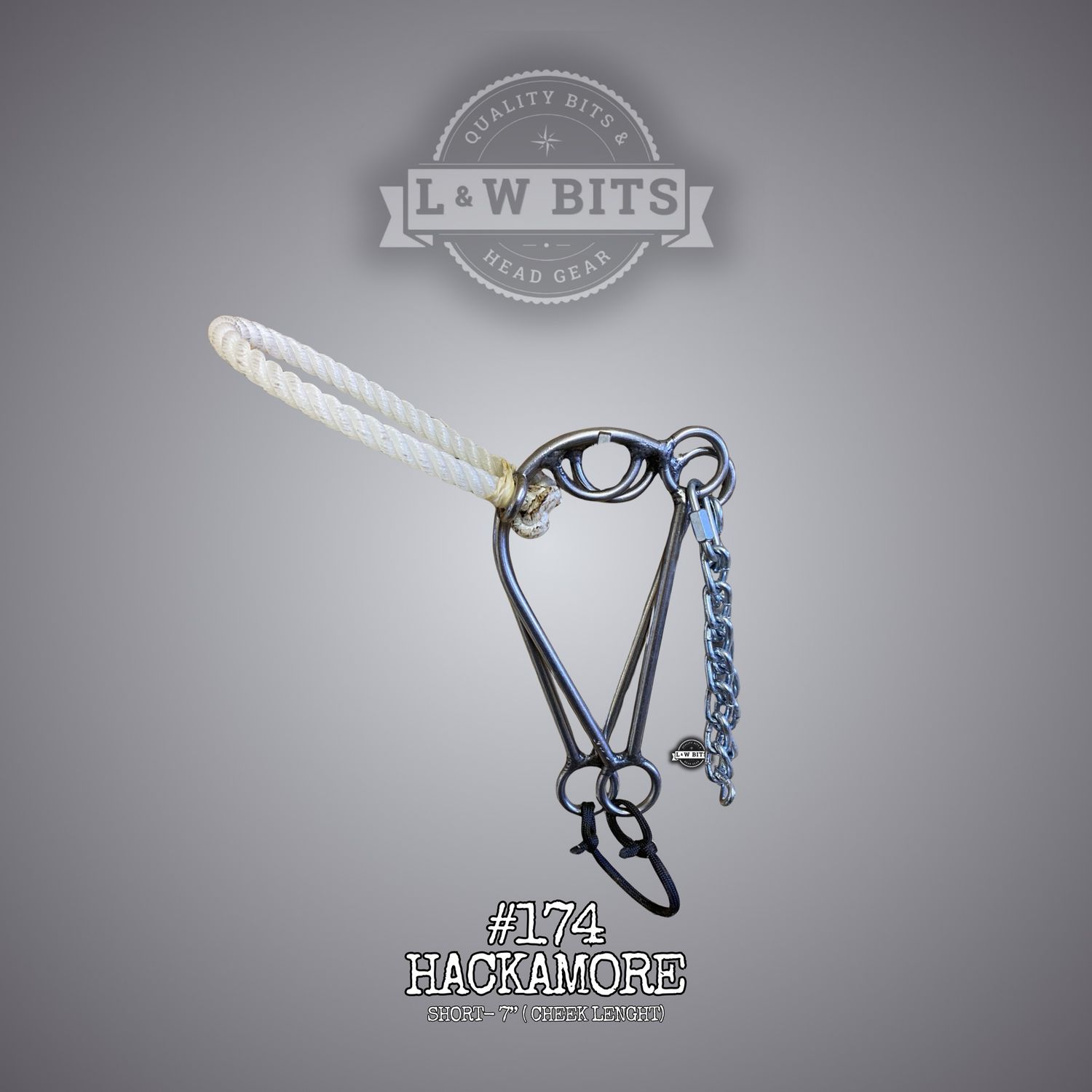 #174 Rope Noseband Hackamore