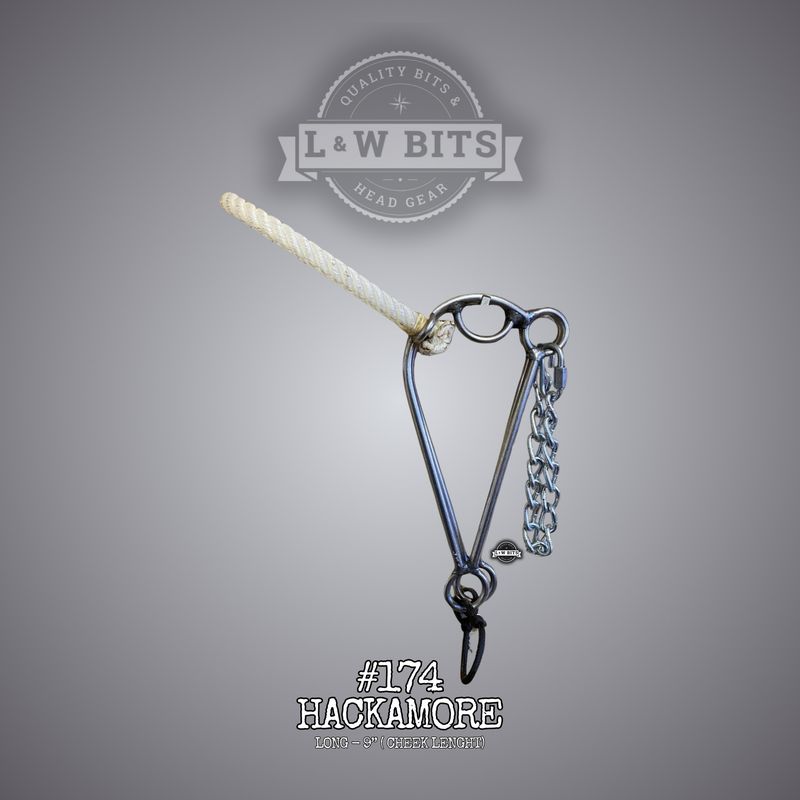#174 Rope Noseband Hackamore