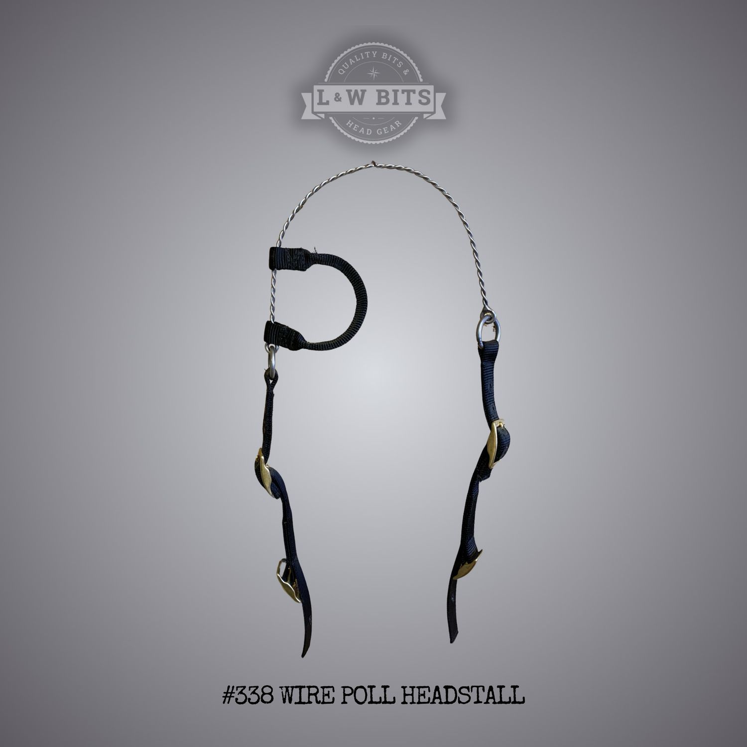 #338 Wire Poll Headstall