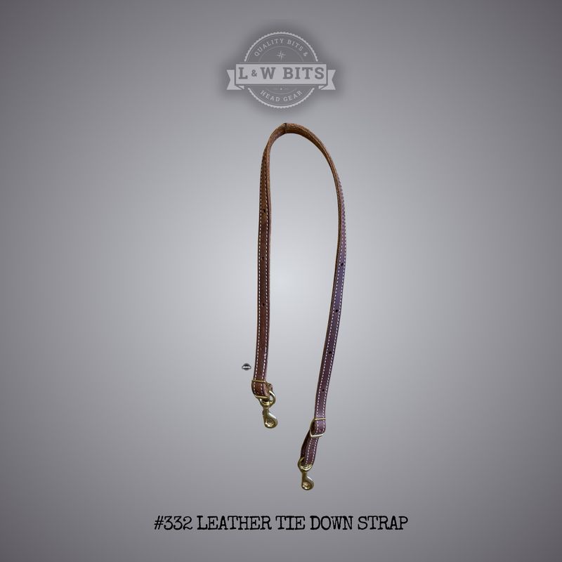 #332 Leather Tie Down Strap