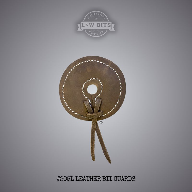 #209L Leather Bit Guards