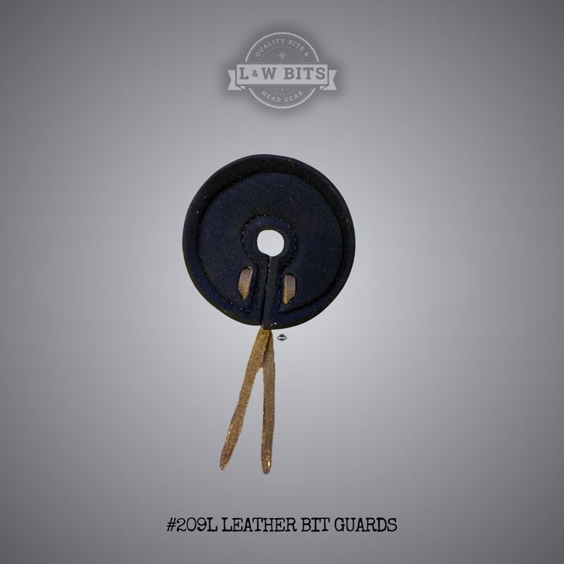#209L Leather Bit Guards