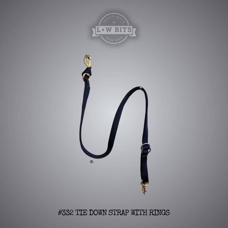 #332 Tie Down Strap With Rings