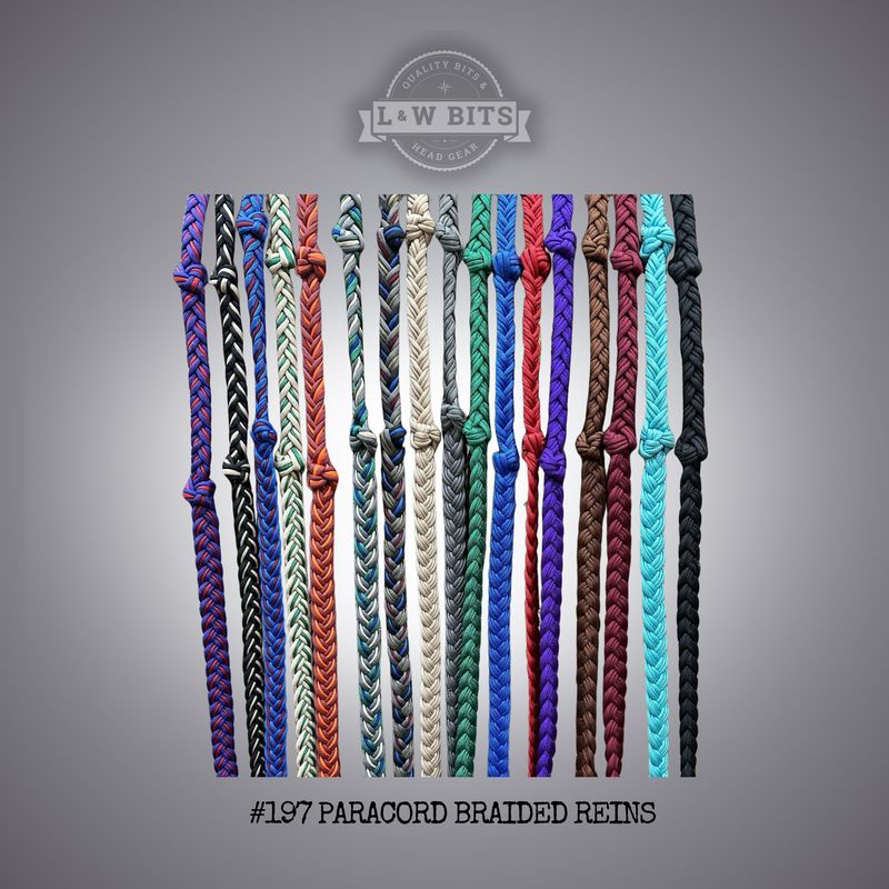 #197 Paracord Braided Reins