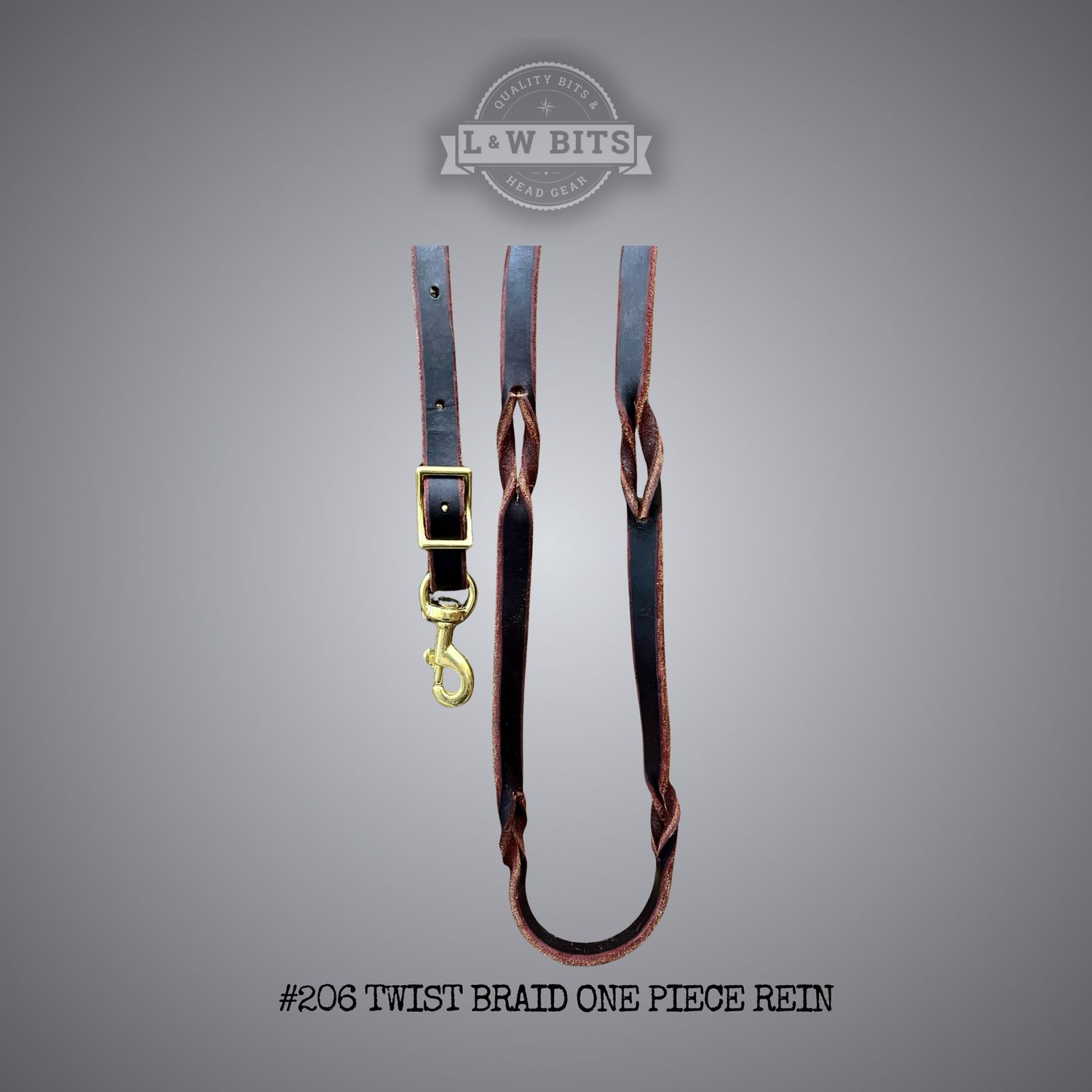 #206 Twist Braid One Piece Rein