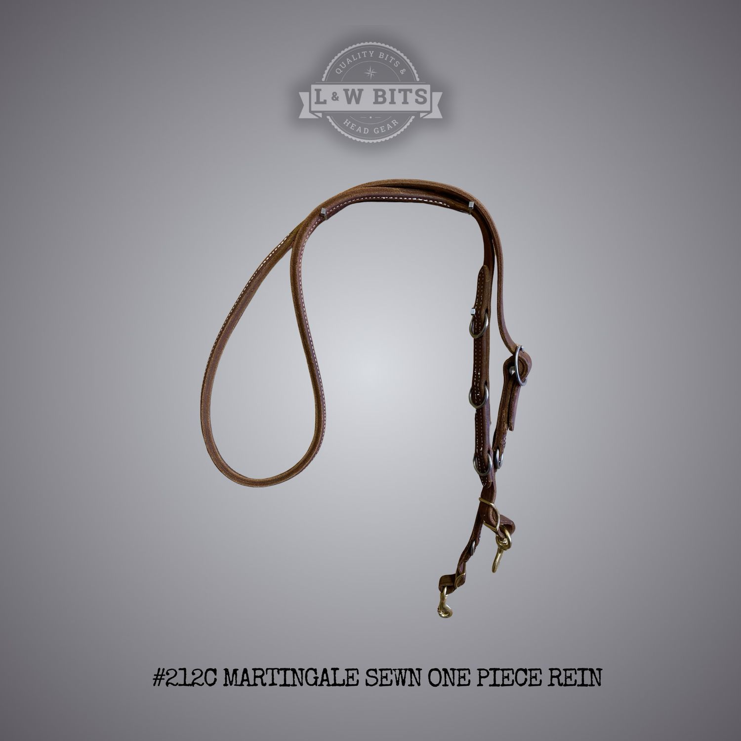 #212C Martingale Sewn One Piece Rein