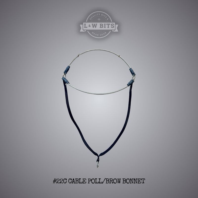 #22c Cable Poll/Brow Bonnet