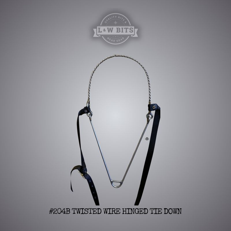#204b Twisted Wire Hinged Tie Down