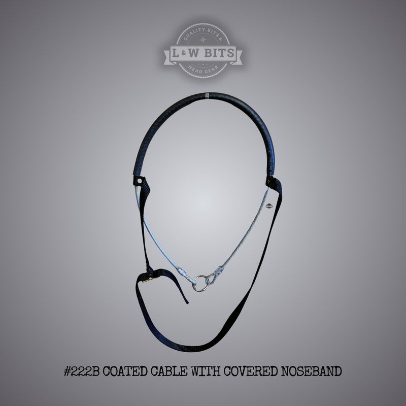 #222b Coated Cable With Covered Nose Tie Down