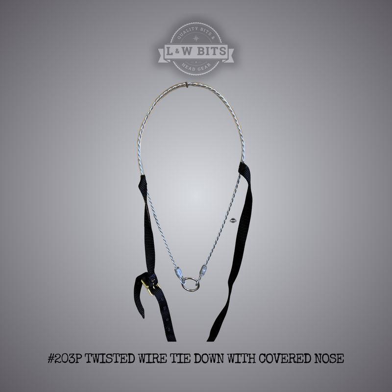 #203P Twisted Wire Tie Down With Covered Nose